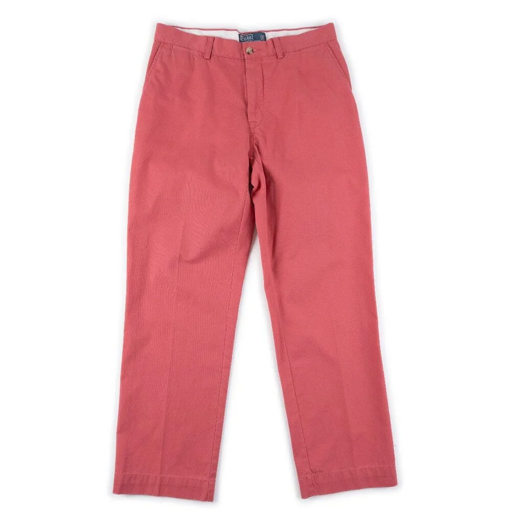 POLO by Ralph Lauren Suffield Pant red cotton chino pants size 32x30